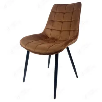 Velvet Sofa Chair Soft Fabric Checkered DC-R08