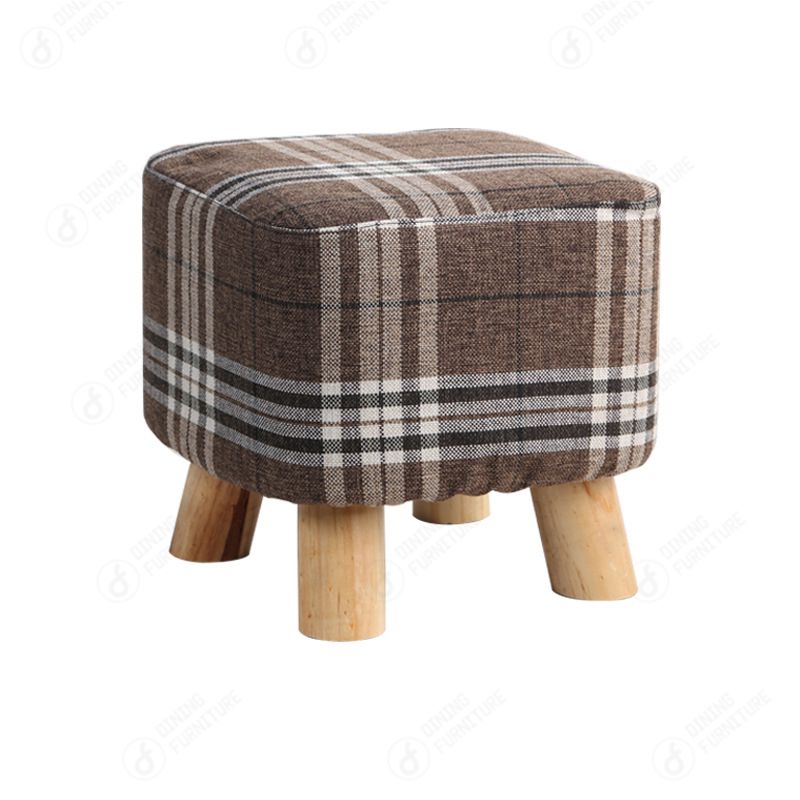 Children's Small Stool Printed Pattern Wooden Legs DF-09A