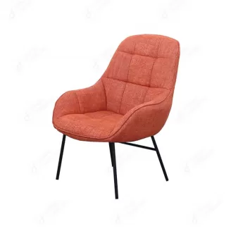 Fabric Sofa Chair Metal Low Legs with Armrests DS-07