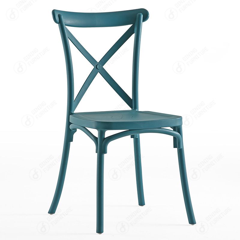 Full Plastic Dining Chair with Backrest DC-N47
