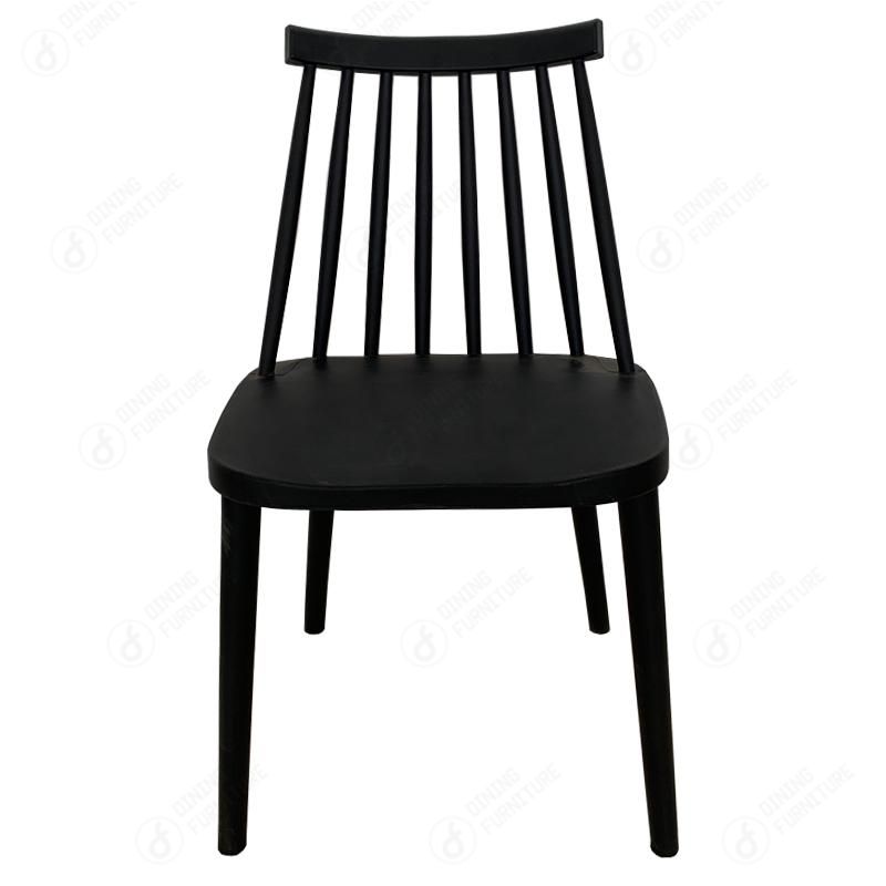 One-piece Plastic Chair Half Backrest Multicolor Seating DC-N87
