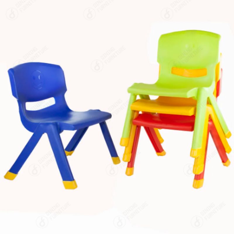 Colorful Stackable All-Plastic Children's Dining Chair DC-N33K