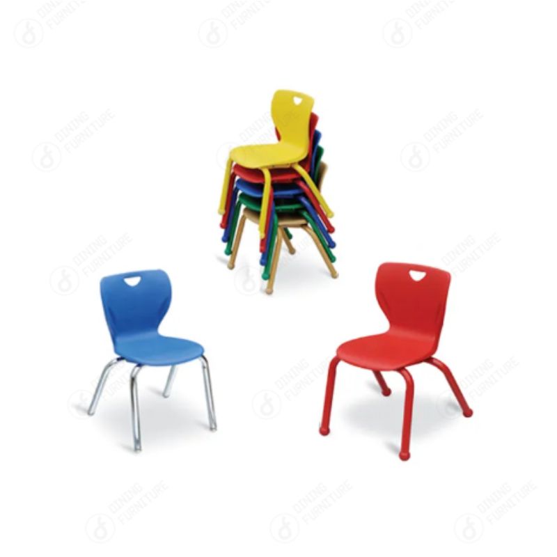 Colorful Stackable All-Plastic Children's Dining Chair DC-N33K