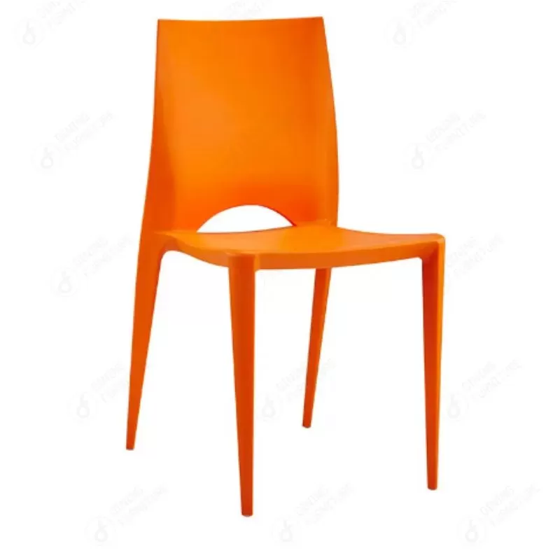 Multi-Colored Plastic Backrest Dining Chair DC-N23