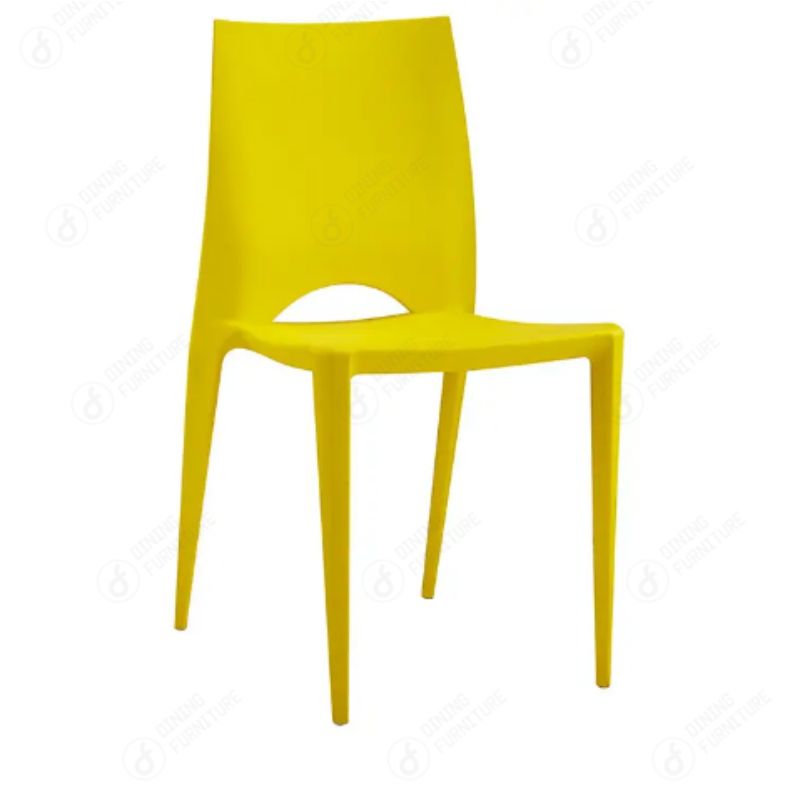 Multi-Colored Plastic Backrest Dining Chair DC-N23