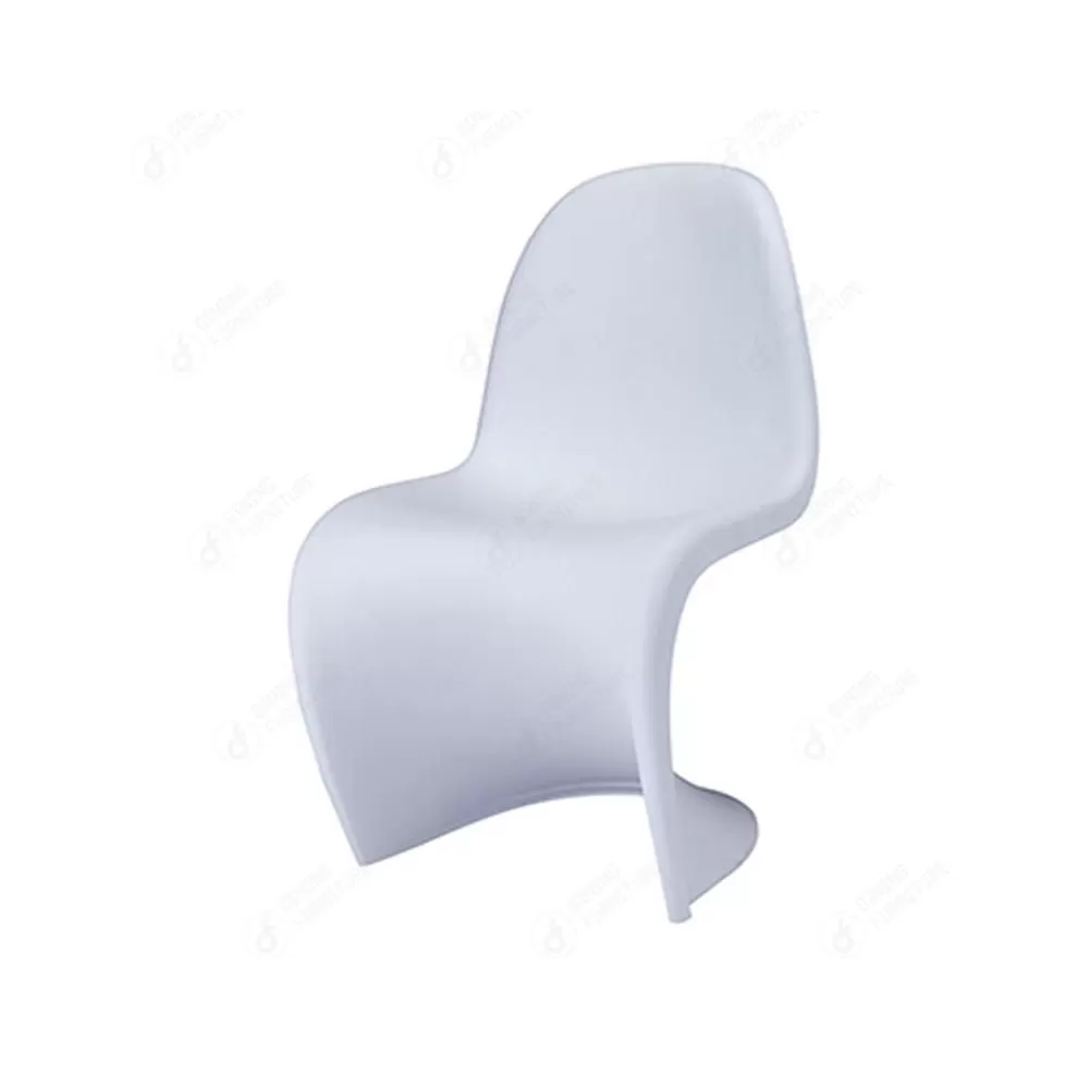 S Shape Dining Chair Elegant Fiberglass Dinner Chair DC-N18