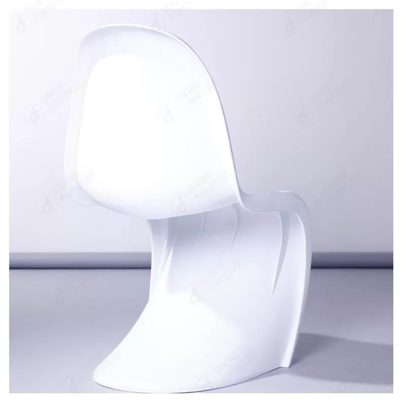 S Shape Dining Chair Elegant Fiberglass Dinner Chair DC-N18