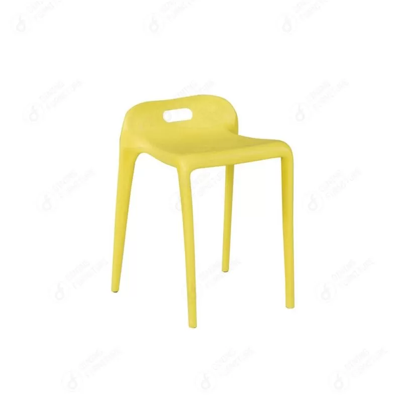 Plastic Dining Chairs with Low Backrest DC-N15