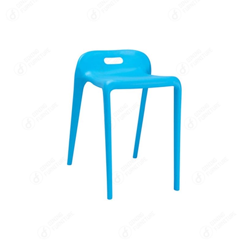 Plastic Dining Chairs with Low Backrest DC-N15