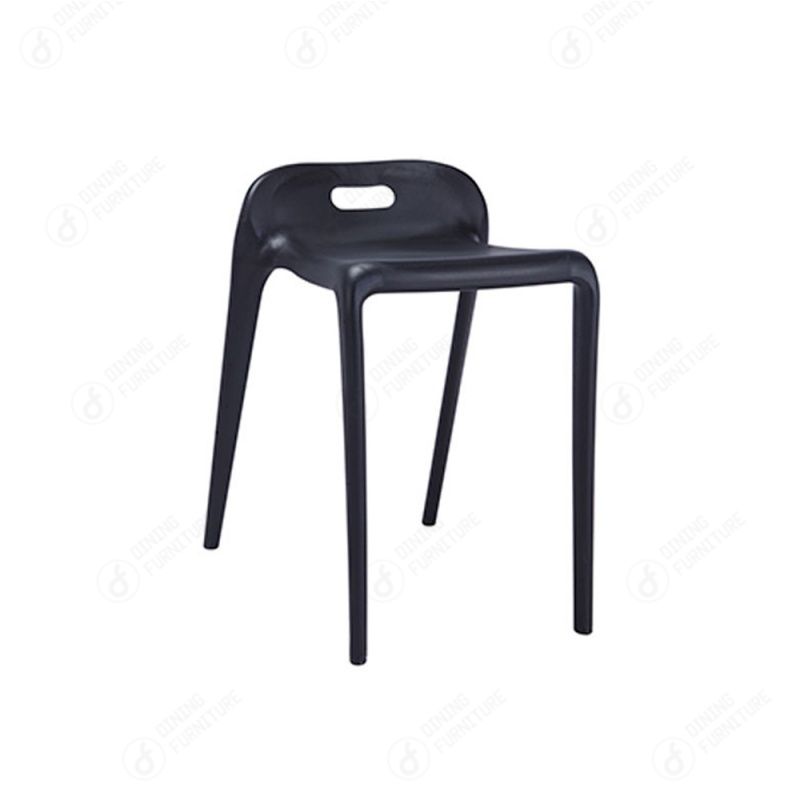 Plastic Dining Chairs with Low Backrest DC-N15