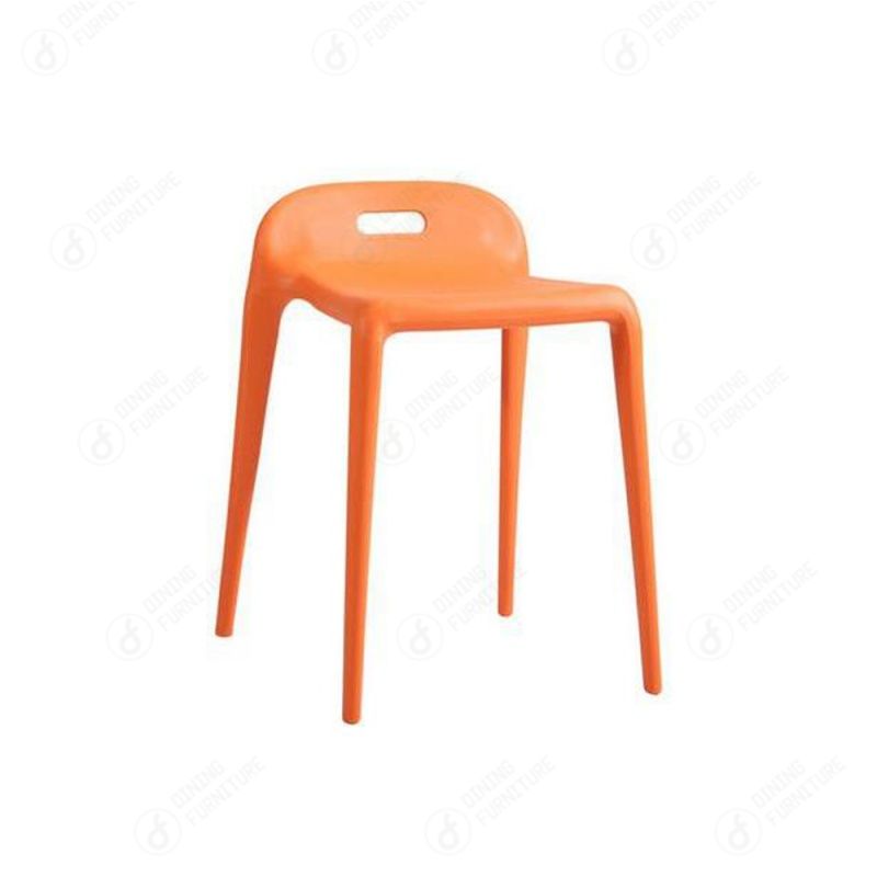 Plastic Dining Chairs with Low Backrest DC-N15