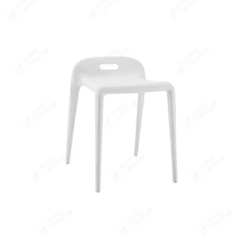 Plastic Dining Chairs with Low Backrest DC-N15