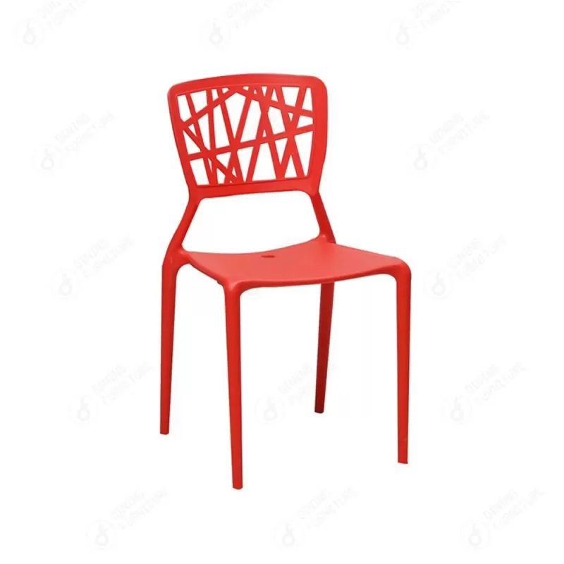 Colorful Hollow Plastic Dining Chair DC-N03