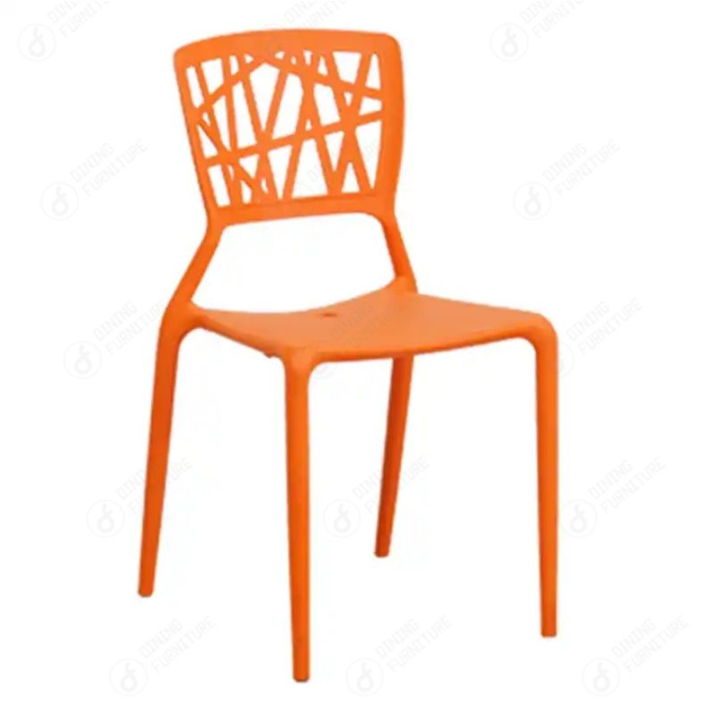 Colorful Hollow Plastic Dining Chair DC-N03