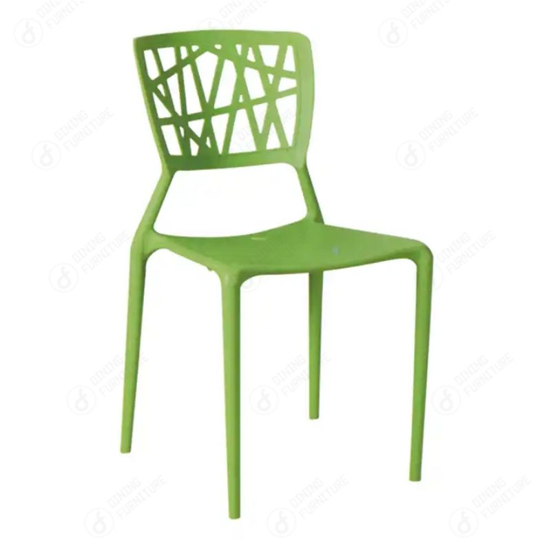 Colorful Hollow Plastic Dining Chair DC-N03