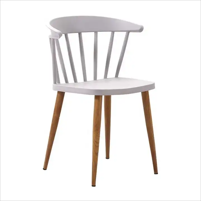 Plastic Chair with Metal Legs Home Conference Chair  DC-N08A