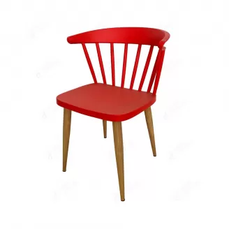 Plastic Chair with Metal Legs Home Conference Chair  DC-N08A