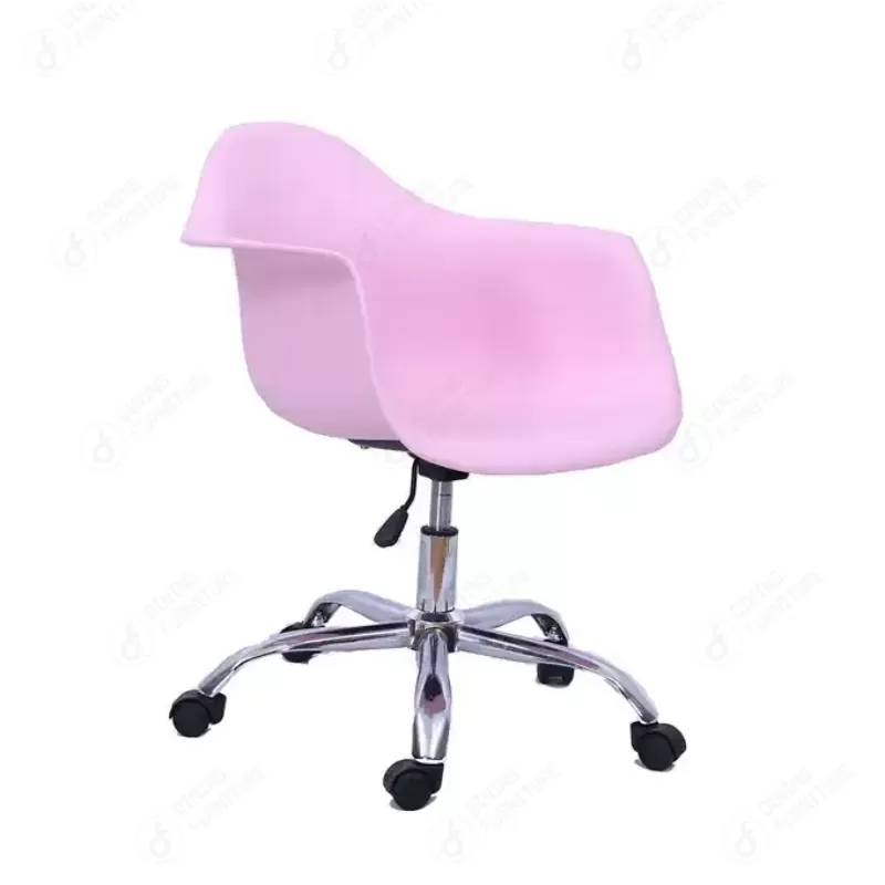 Colored Plastic Adjustable Office Chair DC-P02F