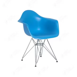 Plastic Dining Chair with Thin Iron Legs DC-P02M
