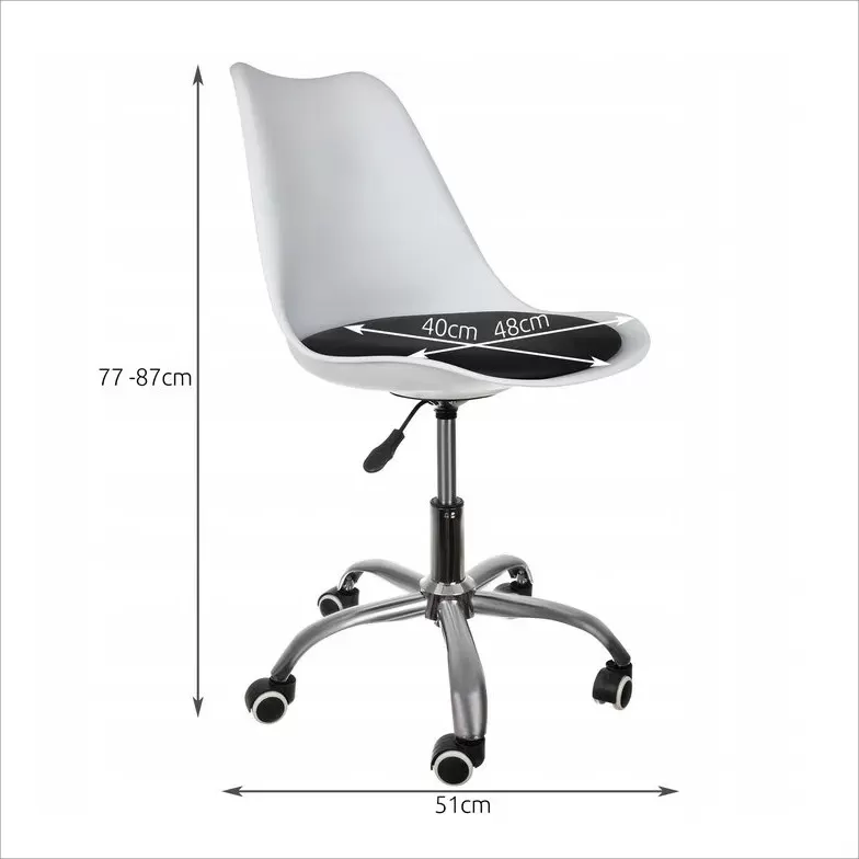 Height-Adjustable Revolving Rotary Office Study Desk Chair DC-P01CF