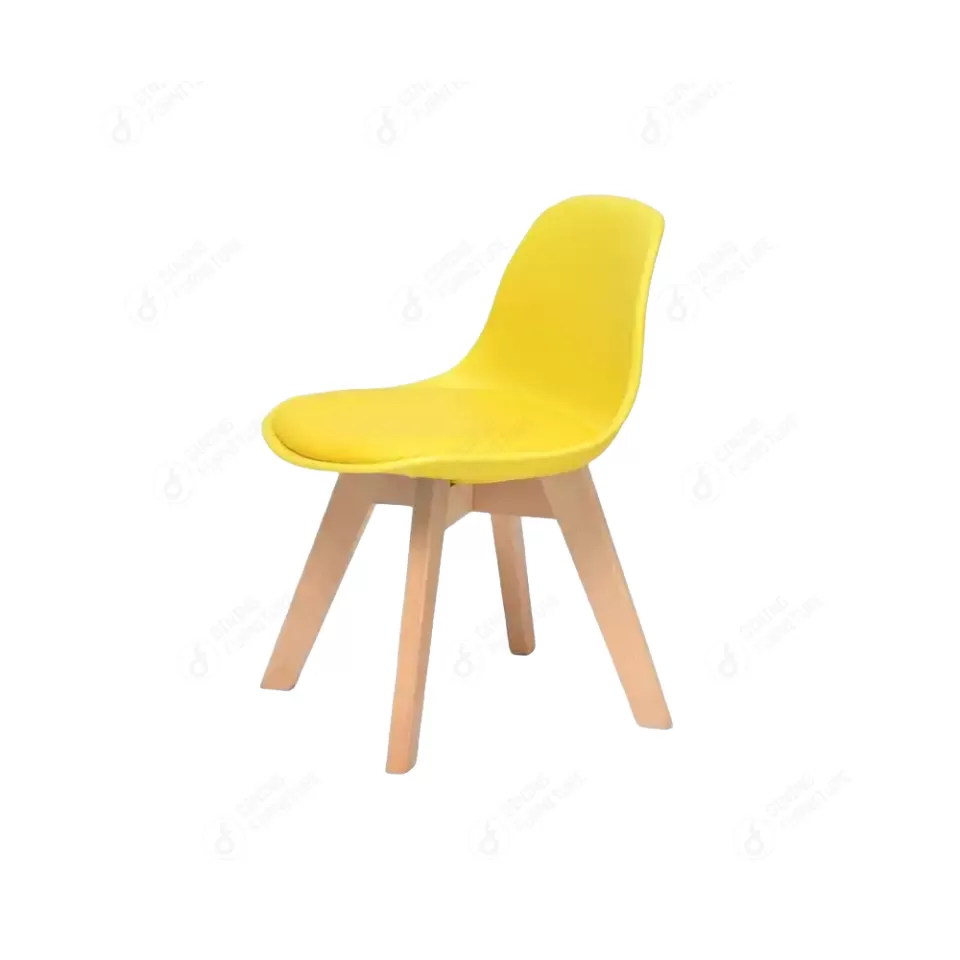 Plastic Wooden Leg Children's Chair DC-P03K