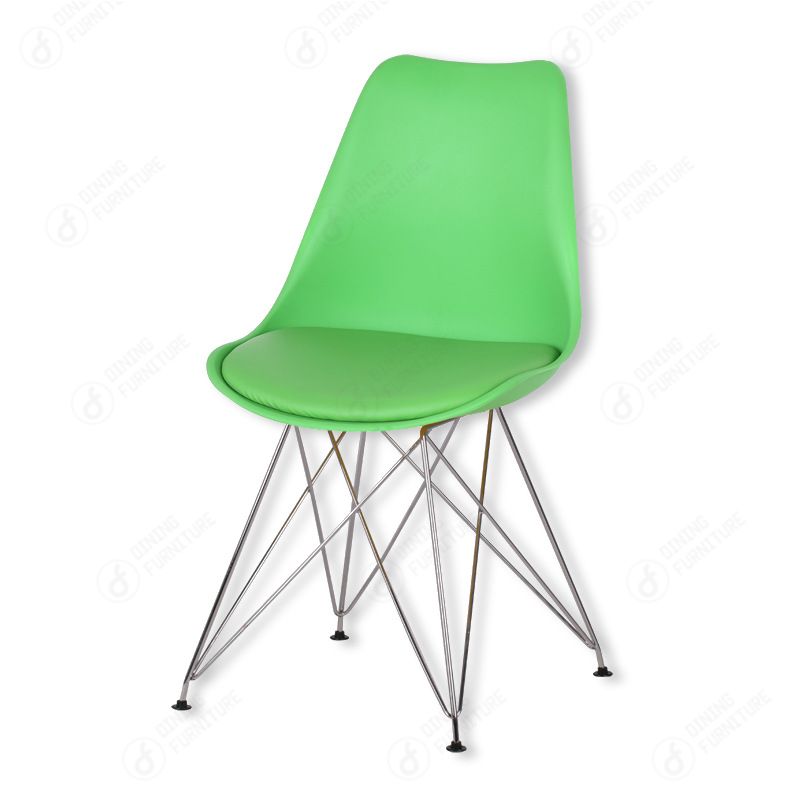 Plastic Dining Chair with Thin Iron Legs DC-P03M