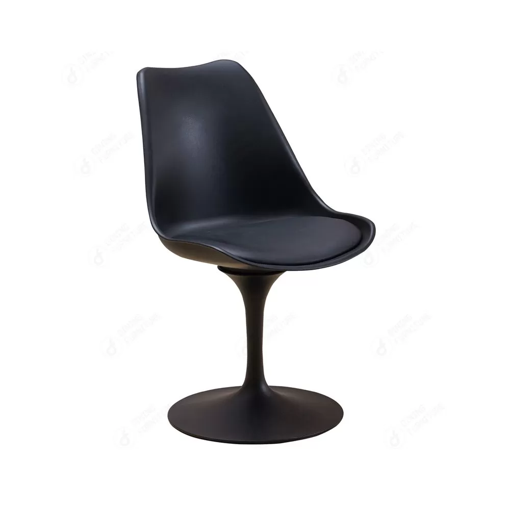 Drum Foot Swivel Plastic Solid Back Side Chair DC-P03Y