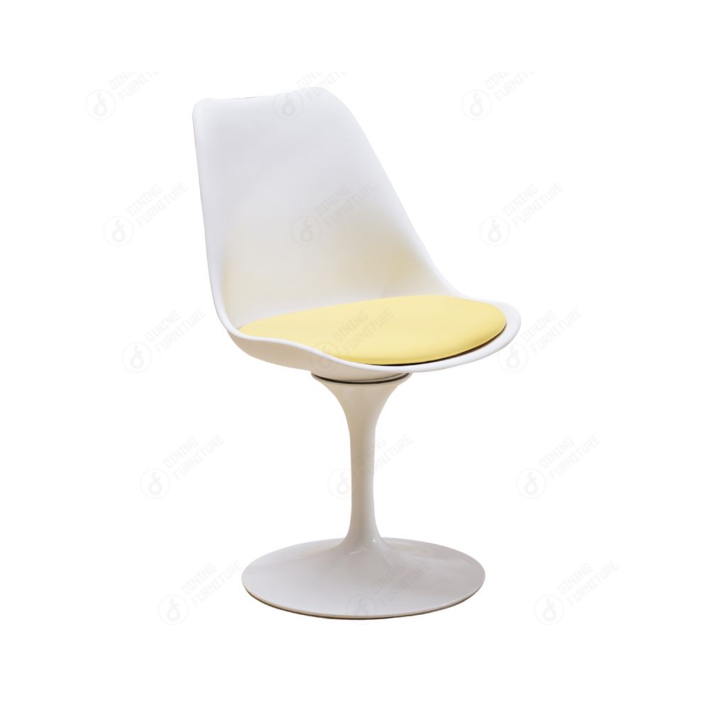 Drum Foot Swivel Plastic Solid Back Side Chair DC-P03Y