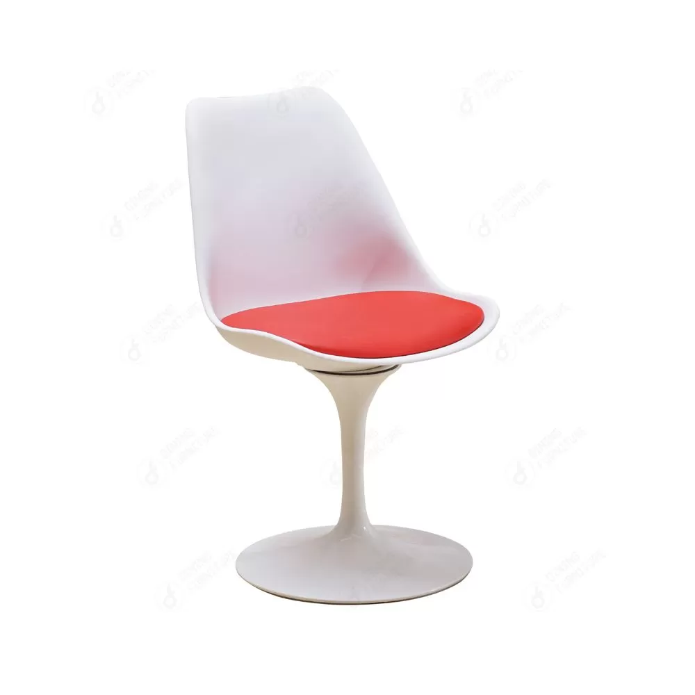 Drum Foot Swivel Plastic Solid Back Side Chair DC-P03Y