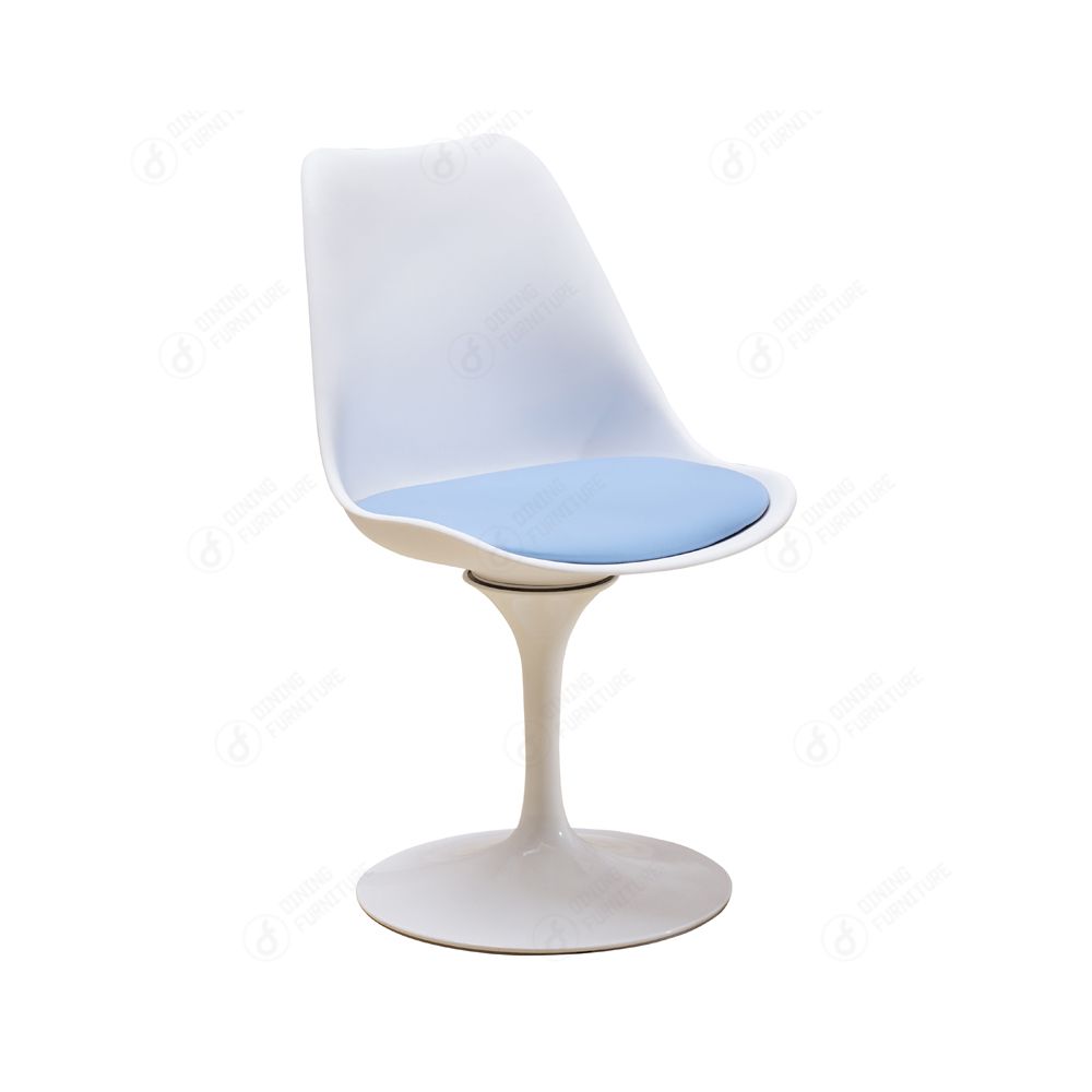 Drum Foot Swivel Plastic Solid Back Side Chair DC-P03Y