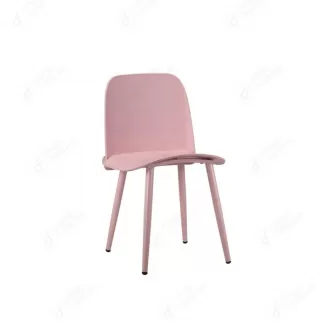 Plastic Dining Chair with Iron Legs DC-P81