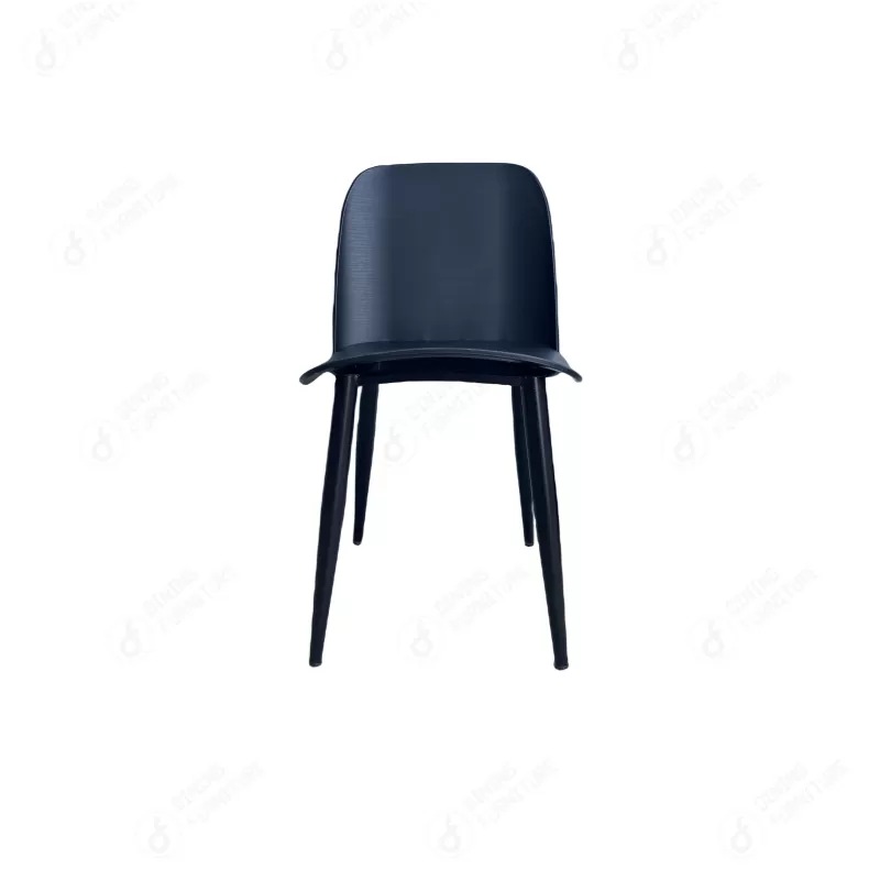 Plastic Dining Chair with Iron Legs DC-P81