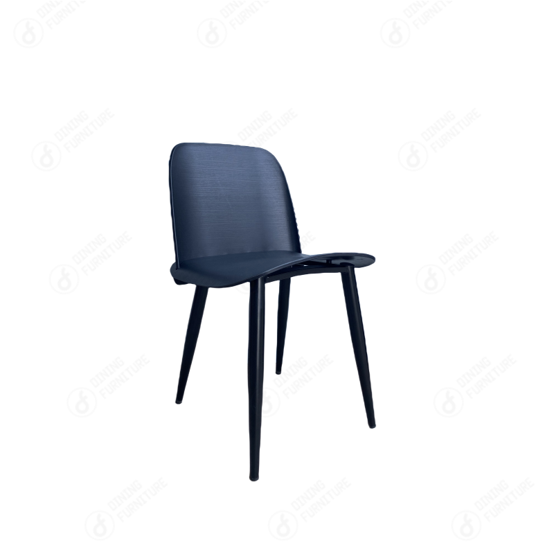 Plastic Dining Chair with Iron Legs DC-P81