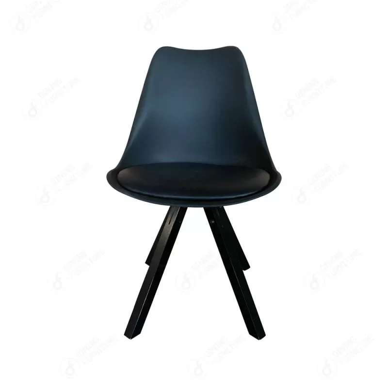 Multi-Colored Plastic Iron Leg Dining Chair DC-P03D