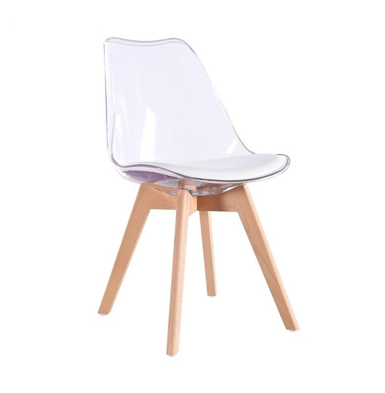 Transparent Plastic Studio Coffee Dining Chair DC-P03PD