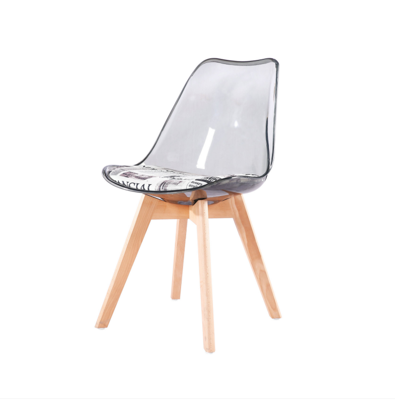 Transparent Plastic Studio Coffee Dining Chair DC-P03PD