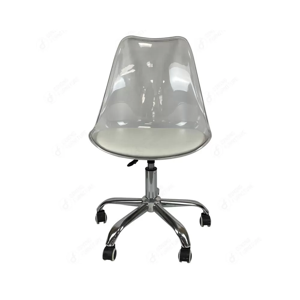 Swivel Chair Height Adjustable Plastic Home Office Chair with Wheels DC- P03PF