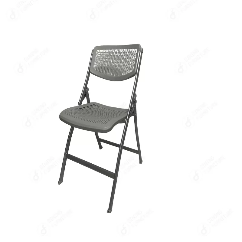 Plastic Folding Chair with Iron Legs DC-P92