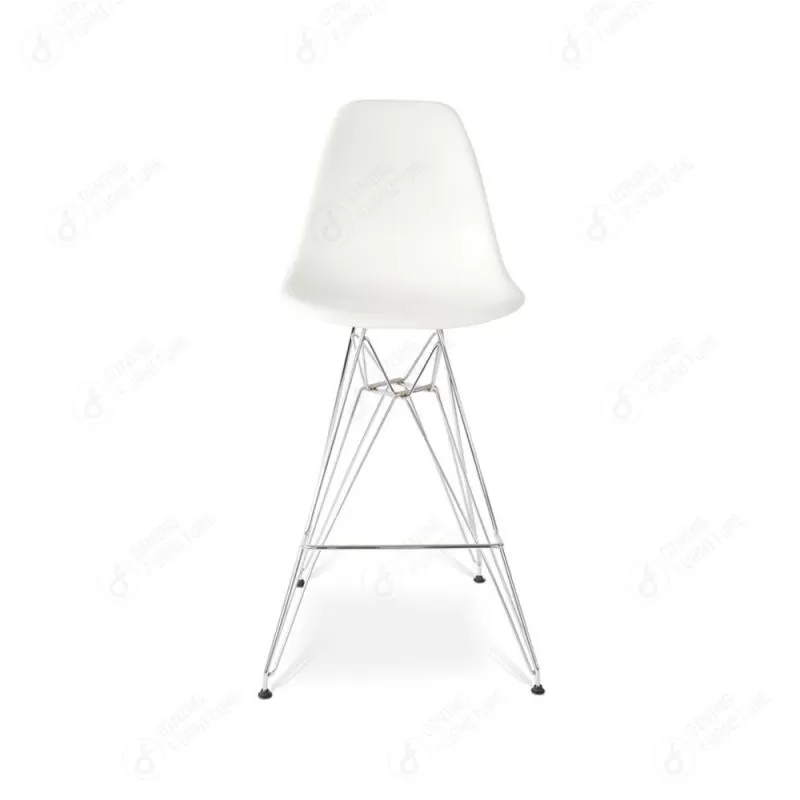 Plastic Bar Chair with Iron Legs DC-P01M