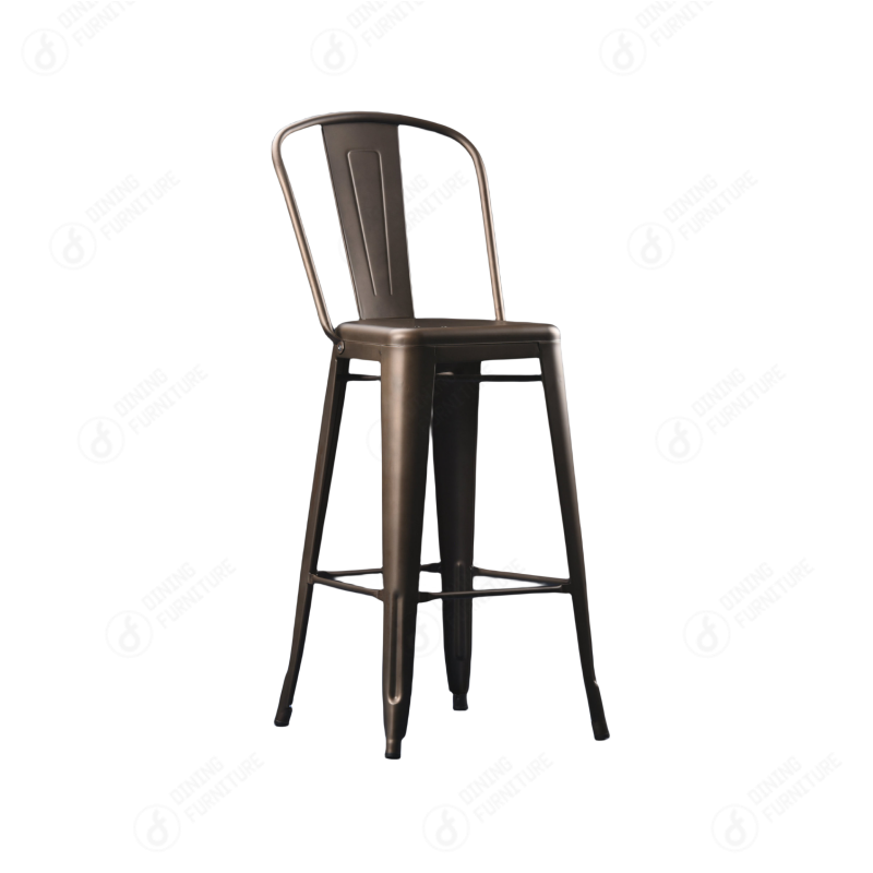 Colored Iron High Stool Bar Chair DB-M02