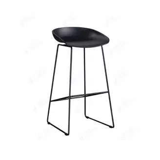 Counter Height Stool Chairs Metal Frame and Colourful Seat DB-P81