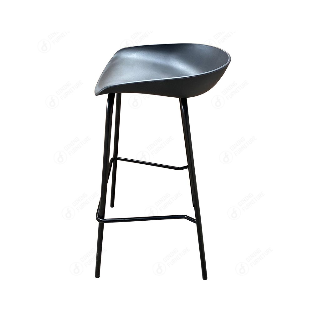 Counter Height Stool Chairs Metal Frame and Colourful Seat DB-P81