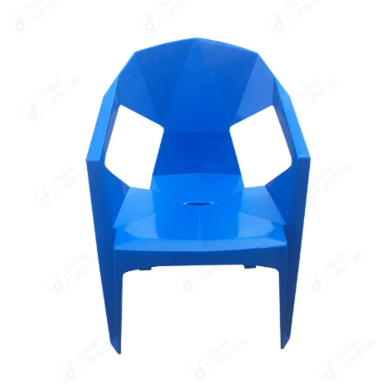 Plastic Dining Chair with Backrest DC-N14