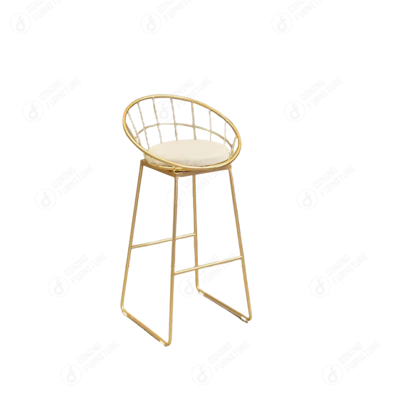 Round Back Iron Wire Bar Chair DB-W09