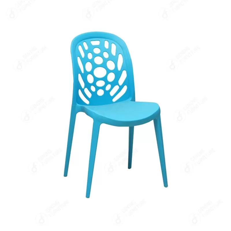 All Plastic Dining Chair with Backrest DC-N05