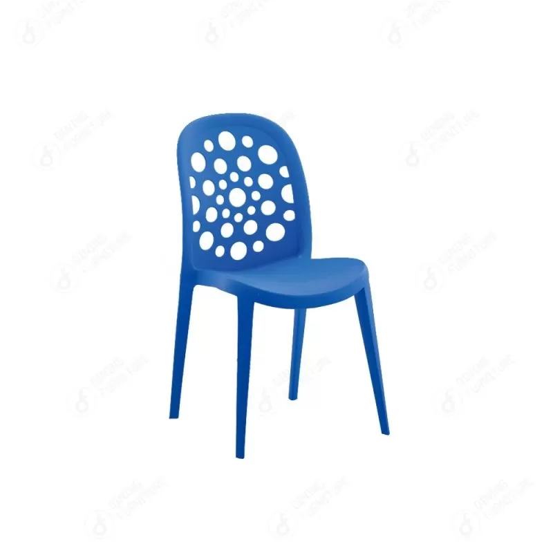 All Plastic Dining Chair with Backrest DC-N05