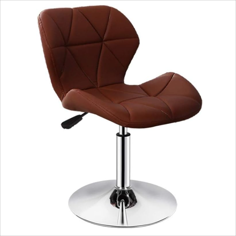 Swivel PU High Stool with Backrest for Home DC-U62S