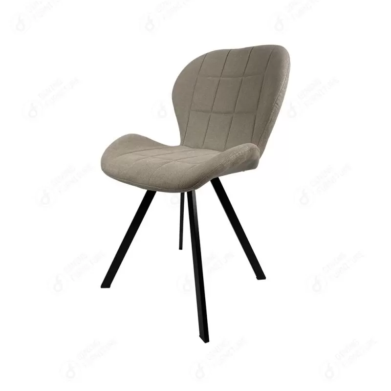 Fabric Dining Chair with Metal Legs DC-F06B