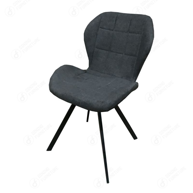 Fabric Dining Chair with Metal Legs DC-F06B