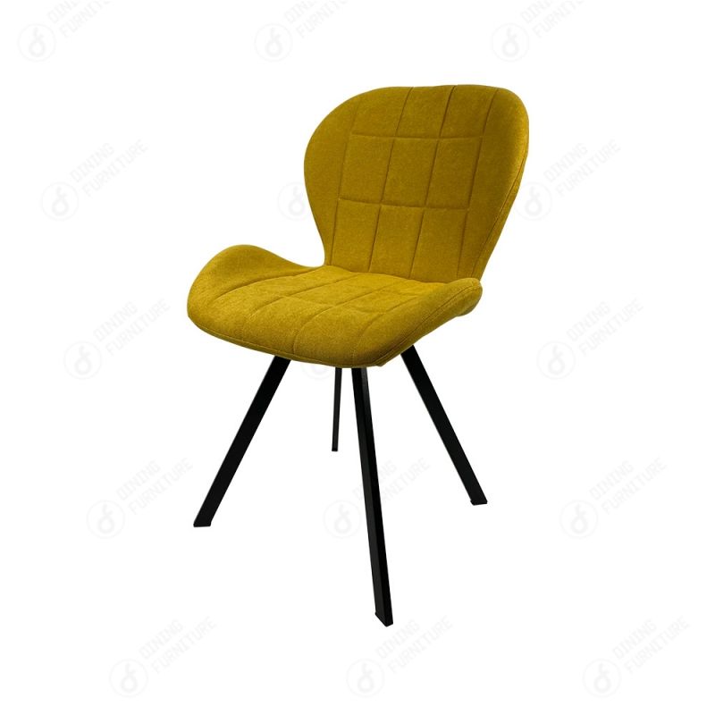 Fabric Dining Chair with Metal Legs DC-F06B